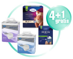 Aktion TENA 4+1 gratise